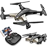 SYMA Drone with 1080P FPV Camera,Optical Flow Positioning,Tap Fly,Altitude Hold,Headless Mode,3D Flips,2 Batteries 40mins Flying UFO Remote Control Quadcopter for Kids Beginners