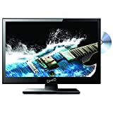 SuperSonic SC-1512 LED Widescreen HDTV & Monitor 15.6', Built-in DVD Player with HDMI, USB, SD & AC/DC Input: DVD/CD/CDR High Resolution and Digital Noise Reduction