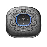 Anker PowerConf Speakerphone, 6 Mics, Enhanced Voice Pickup, 24H Call Time, Bluetooth 5, USB C, Zoom Certified Conference Speaker, Compatible with Leading Platforms For Home Office