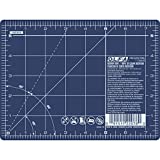 OLFA 6' x 8' Self Healing Rotary Cutting Mat (RM-6x8/NBL) - Double Sided 6x8 Inch Cutting Mat with Grid for Fabric, Sewing, Quilting, & Crafts, Designed for Use with Rotary Cutters (Navy)