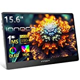 INNOCN Portable Monitor 15.6' OLED 1080P FHD USB-C Laptop Monitor HDMI Computer Display HDR Gaming Monitor w/Detachable Stand & Speakers, External Monitor for Laptop PC Mac Tablet PS4 Xbox Switch