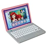 Disney Princess Girls Play Laptop Computer Style Collection Click & Go Play Laptop for Girls with Sounds & Light Up On Button Features Removable Double-Sided Play Background, For Ages 3+