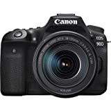 Canon DSLR Camera [EOS 90D] with 18-135 is USM Lens | Built-in Wi-Fi, Bluetooth, DIGIC 8 Image Processor, 4K Video, Dual Pixel CMOS AF, and 3.0 Inch Vari-Angle Touch LCD Screen, Black