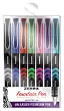 ZEBRA PEN Fountain Pen, Fine Point, 0.6mm, Assorted Colors, Non-Toxic Ink, 7-Count, Model Number: 48307