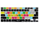 XSKN MacBook Shortcuts Design Series Adobe Hotkey MacBook Hot Keys Silicone Laptop Keyboard Skin Cover for MacBook 13' MacBook 13' 15' 17', US&European Layout (Photoshop)