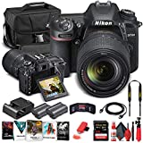 Nikon D7500 DSLR Camera with 18-140mm Lens (1582) + 64GB Memory Card + Case + Corel Photo Software + EN-EL 15 Battery + Card Reader + HDMI Cable + Cleaning Set + Flex Tripod + Memory Wallet (Renewed)