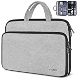 Laptop Case, 13 13.3 inch Laptop Sleeve with Handle and Accessory Pocket Protective Computer Carrying Bag Compatible with MacBook Air/ MacBook Pro/ iPad Pro/ HP/ Dell/ Lenovo Notebook Tablet, Grey