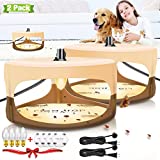 Protecker Flea Traps for Inside Your Home with Light, Killer Indoor Outdoor Yard House Pet and Kid Safe,Sticky Dome Bed Bug Trap Glue Discs Non-Poisonous Best Pest Control Home(2 Pack) 2