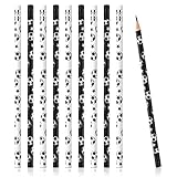 24 Pieces Soccer Pencils Kids Sports Pencils with Eraser Soccer Star Print Wooden Pencils for Children School Office Supplies Soccer Football Team Party Favors (24 Pieces)