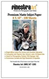 8' x 10' Premium Arctic Matte Inkjet Photo Paper - 100 Sheets