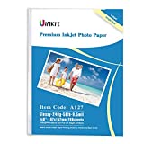 200 Sheets 4x6 Photo Paper Glossy Inkjet Paper 240Gsm 64lb 6x4 Thick for Inkjet Printer 4 x 6 picture paper Instant Dry Uinkit
