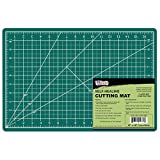 US Art Supply 12' x 18' Green/Black Professional Self Healing 5-Ply Double Sided Durable Non-Slip PVC Cutting Mat Great for Scrapbooking, Quilting, Sewing and all Arts & Crafts Projects