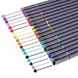 iBayam Journal Planner Pens Colored Pens Fine Point Markers Fine Tip Drawing Pens Porous Fineliner Pen for Journaling Writing Note Taking Calendar Coloring Art Office Back to School Supplies, 18 Color