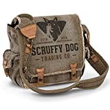 Vintage Messenger Bag for Men and Women - Canvas 13 inch Laptop Satchel for School or Business - Casual Shoulder Bags for Traveling - Durable Travel Courier Gear and Accessories