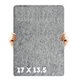 Wool Pressing Mat for Quilting- 17 x 13.5 Inches Wool Mat for Ironing Pads on Table Top or Iron Board- Heat Resistant Ironing Mat for Seamless Pressing, Quilters Supplies for Sewing Projects