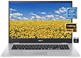 2022 Flagship ASUS Chromebook Light Laptop, 17.3' FHD 1080p Widescreen, Intel Celeron N4500 (Upto 2.8GHz), 4GB RAM, 32GB eMMC, Webcam, UHD Graphic, WiFi 6,17+ Hours Battery,Chrome OS +HubxcelAccessory