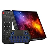 Android 11 TV Box 4GB RAM 64GB ROM S905W2 Chipset Smart Set Top Box Builtin 2.4G/5G WiFi Bluetooth 4.2, Media Player Support 3D 4K UHD Videos, with Wireless Mini Keyboard