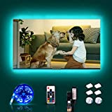 LED Lights for TV 32Inch,6.56 FT TV Backlight 43 Inch with 360° Wireless RF Remote, USB Monitor Backlight for PC ,Desk, Gamer Room,Home Home Theater Accent Lighting