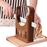 TCOTBE Bread Slicer, Bread Bake Bread Slicer Cutter, Foldable Bread Slicer Compact Bread Slicing Guide,Kitchen Accessories,Bread Machine Bread Maker for Homemade Bread Bagel Loaf Sandwich