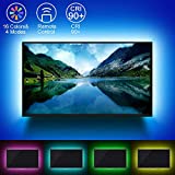 inShareplus SolarLang LED TV Backlight kit with Remote , 6.56ft for 32-60 inch TV PC Monitor Backlight -16 Colors USB LED Light Strip for HDTV Gaming Home Movie Decor