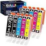 E-Z Ink (TM) Compatible Ink Cartridge Replacement for 270 XL 271 XL to use with PIXMA TS6020 TS9020 (2 Large Black,2 Small Black,2Cyan,2 Magenta,2 Yellow) 10 Pack