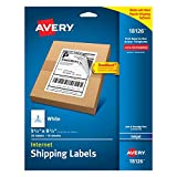 Avery Printable Shipping Labels, 5.5' x 8.5', White, 20 Blank Mailing Labels (18126)