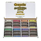 Crayola Construction Paper Crayon Classpack, 8 Colors, Pack of 160, Assorted, Large