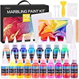 Marbling Paint Art Kit, 18 Colors Water Marbling kit, Water Art Paint Set, Arts and Crafts for Girls & Boys Ages 6-12, Craft Kits Art Set for Activities
