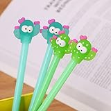Sencoo 8 pack Blue Gel Ink Pens Cute Cactus Students Creative Stationery Pens School Prize Girl and Boy Gift Pens