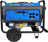 BILT HARD 4500 Watt Inverter Generator, Gas Powered Outdoor Power Equipment for Home Backup RV Camping, Blue (TL-GN-45-VH)