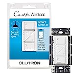 Lutron Caséta Wireless Smart Lighting Dimmer Switch for Wall and Ceiling Lights | PD-6WCL-WH | White