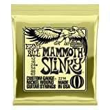 Ernie Ball Mammoth Slinky Nickel Wound Electric Guitar Strings, 12-62 Gauge (P02214)