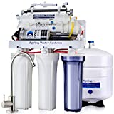 iSpring RCC1UP 6-Stage 100 GPD Under Sink Reverse Osmosis Drinking Water Filtration System With Booster Pump and UV Ultraviolet Filter