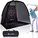 Home Practice Golf Net,Home Hitting Net,Golf Net,Golf Practice Net,Golf Nets for Indoor Use with Carry Bag and Target Cloth,Easy to Assemble 015-B1