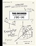 Engineering Notebook: Graph Paper Notebook Quadrille 4 X 4 Quad Ruled Book: 100 Pages (.25' Lab Grid Format), 8' x 10' (Notebooks for Students)