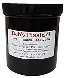 BAB'S Creamy Black Plastisol Screen Printing Ink - Quart