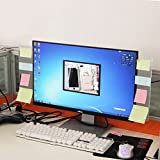 Sansheng 2 Pack Monitor Message Board Side Panel,Notepad Message Board,Computer Screen Sticker, Computer Monitor Side Panel,Monitor Memo Board