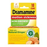 Dramamine Motion Sickness Non-Drowsy, 18 Count (Pack of 1)