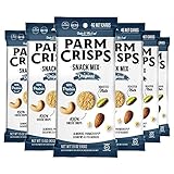 ParmCrisps Snack Mix – Original Cheese Parm Crisps and Nuts Snack, Made Simply with 100% Cheese Crisps, Almonds, Cashews, and Pistachios | Healthy High-Protein On-the-Go Snack, Low Carb, Gluten Free, Low Sugar | 1.5 oz (Pack of 6)