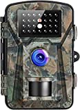 Trail Camera 16MP 1080P,Wildlife Camera with 940nm No Glow Night Vision, Hunting Camera with 2.4’LCD ,Game Camera with IP66 Waterproof for Garden Home Security Wildlife Monitoring