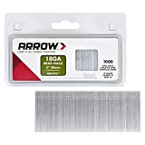 Arrow BN1832CS 18-Gauge Steel Brad Nails for Molding, Cabinets, Framing, Trim, and Finishing, Safe to Use with Electric or Battery Powered Nailers, Steel, 2 Inch, 1000 Pack