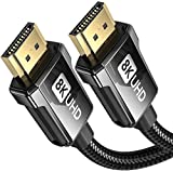 8K HDMI ARC/eARC Cable 2.1 for Soundbar, Silkland 8K@60Hz, 4K@120Hz High Speed HDMI Cord for Gaming, 48Gbps, HDR10, HDCP 2.2&2.3 Compatible for Vizio Samsung Bose Sound bar, UHD TV, Blu-ray