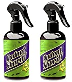 Rodent Sheriff Pest Control - Ultra-Pure Peppermint Spray Repellent - Naturally Repels Mice, Raccoons, Ants, and More - Made in USA (2)