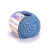 Yarnart Baby Cotton Multicolor Yarn, Amigurumi Cotton Yarn, Cotton Yarn Crocheting, Knitting Yarn, Summer Clothes Yarn, Accessories Yarn, Turkish Yarn, 50% Cotton – 50% Acrilic (1 Skein, 5210)