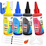 ORDTBY Sublimation Ink Refilled Kit for Epson Inkjet Printer, Anti-UV No-Fading Heat Press Transfer Ink for ET-15000/WF-3820/C88+/XP-4000, Work for Mug/Pillow Case/Phone Case/T-Shirt/Plate/DIY Gift