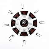 Asenart 8 in 1 Prebuilt Coils Electronic Coil Wire in Ferris Wheel Box (0.36ohm 0.45ohm 0.5ohm 0.85ohm) 48 Pcs Pre-Built Coils