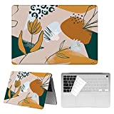 Watbro Compatible with MacBook Air 13 Inch Laptop Case 2020 2019 2018 Release A2337 M1/A2179/A1932 ,Impressionism Geometric Collage Case with Keyboard Cover Skin for MacBook Air 2020 with Touch ID