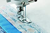 Brother ¼ Inch Piecing Foot for Quilting and Topstitching, SA125, Silver