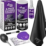 Computer & Screen Cleaning Kit - Great for Laptops & Tablets - 6-Piece Cleaning Kit for All Electronic Devices, Keyboards & Screens from Altura