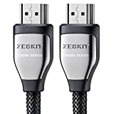 Zeskit HDMI Cable 3ft/ 1m (4K 60Hz HDR UHD 4:4:4 HDCP 2.2) HDMI 2.0 High Speed 18Gbps - 3D ARC Ethernet 2160p 1080p - Compatible with Samsung Xbox Playstation PS3 PS4 nVidia Apple TV Fire TV Netflix